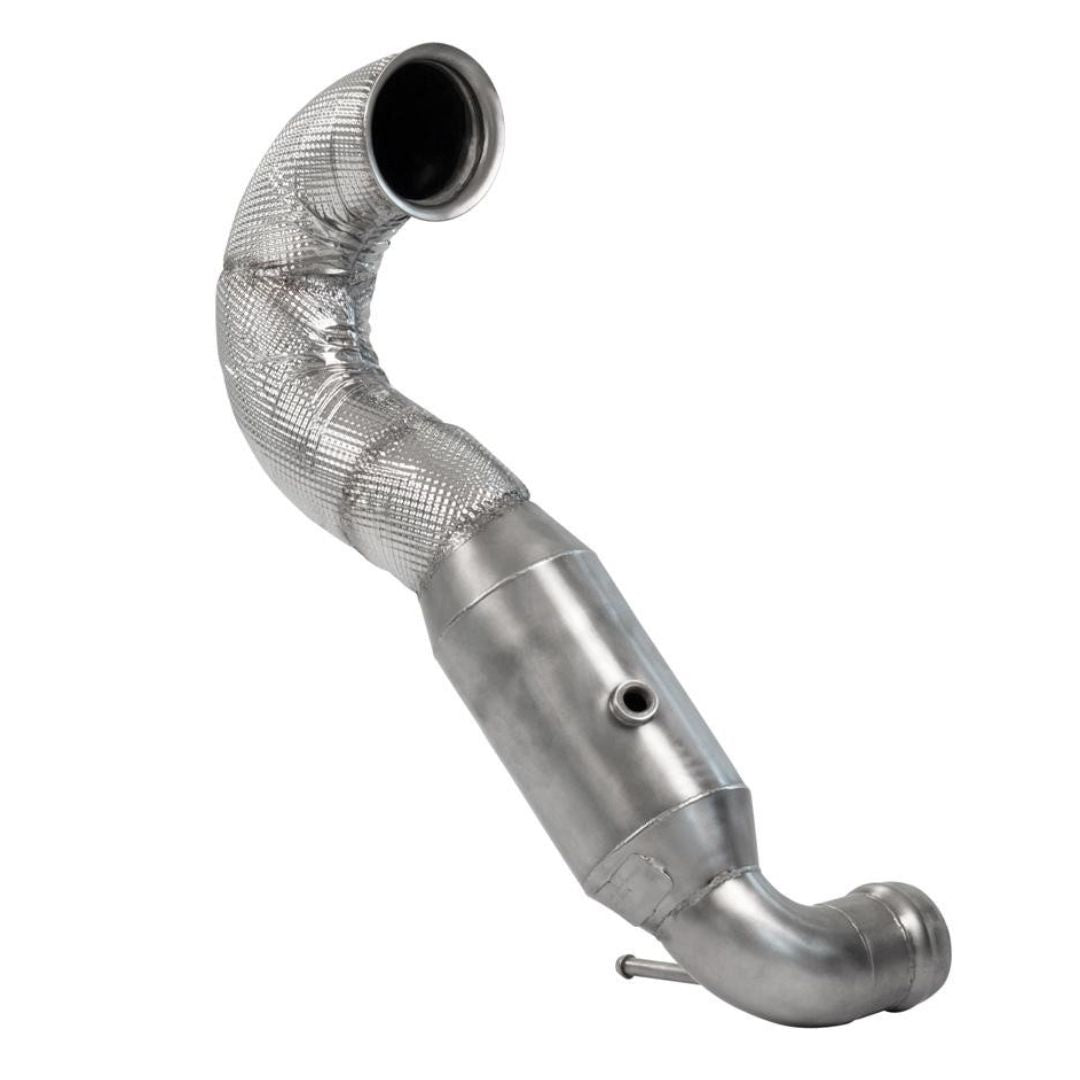 HJS ECE Downpipe 3,5" für Mercedes A45 und CLA45 AMG - 90 81 7000