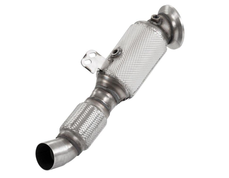 HJS ECE Downpipe 3" für BMW M140i, M240i, 340i, 440i, 540i, 740i (ohne OPF) - 90 81 2020
