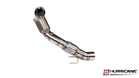 Hurricane Downpipe 3,5“ für Golf 7 GTI, Cupra FWD, Octavia RS - 90 95 1115