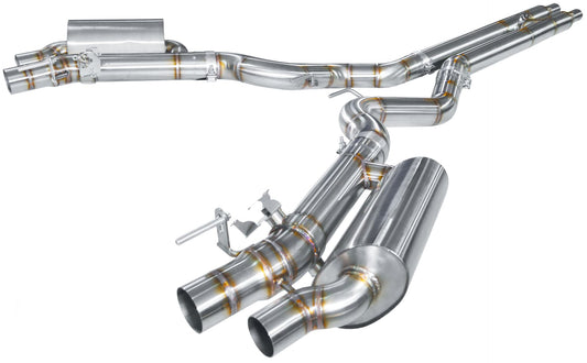 Hurricane 3.5" Abgasanlage für Ford Mustang Cabrio 5.0 Gen. 6 FL