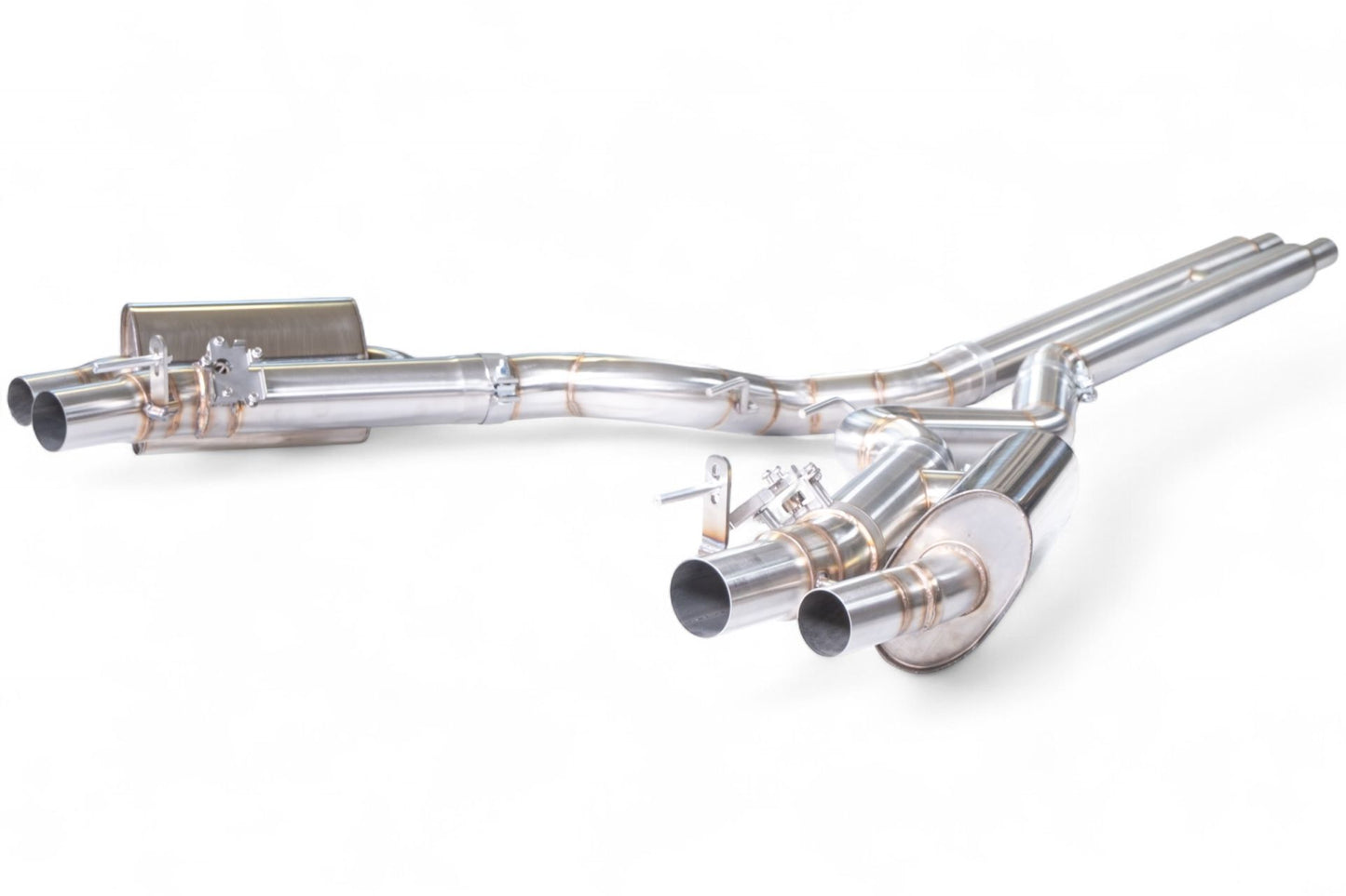 Hurricane 3.5" Abgasanlage für Ford Mustang Cabrio 5.0 Gen. 6 FL Mach 1