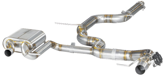 Hurricane 3.5" Abgasanlage für Seat Leon Cupra ST 300 FWD 5F V2 Doppelauspuffoptik